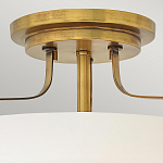 Потолочный светильник с круглым матовым белым плафоном Hinkley варинант исполнения - 6 | Loft Concept в Красноярске