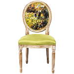 Стул из натурального бука с цветочным принтом Impressionism in Color варинант исполнения - 1 | Loft Concept в Красноярске