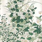 Обои ручная роспись Uki Hana Original Colourway on 12 Carat White Gold gilded paper варинант исполнения - 1 | Loft Concept в Красноярске