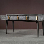 Консоль прямоугольная серая с 4-мя выдвижными ящиками Grany варинант исполнения - 3 | Loft Concept в Красноярске