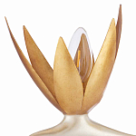 Торшер с 3-мя плафонами в виде цветов Golden Bird of Paradise варинант исполнения - 1 | Loft Concept в Красноярске