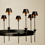 Люстра круглая со светодиодными лампами Innovation варинант исполнения - 5 | Loft Concept в Красноярске