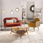 Зеркало из ротанга и сизаля WICKER MIRROR 100 варинант исполнения - 4 | Loft Concept в Красноярске