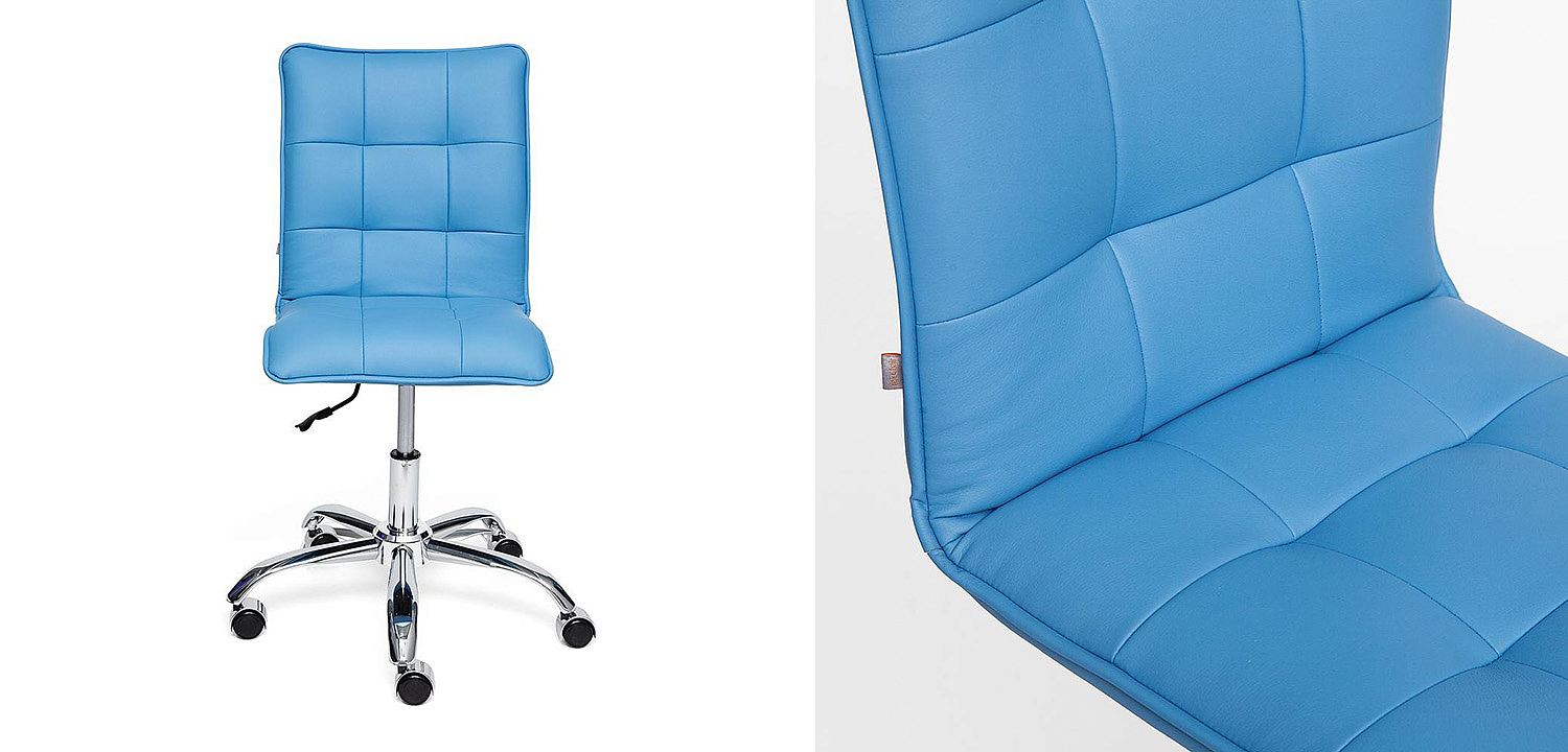 Кресло Deborah eco-leather light blue Кресло Deborah eco-leather light blue - Loft-Concept в Красноярске