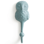 Настенный крючок в виде совы Owl Wall Hook Blue варинант исполнения - 1 | Loft Concept в Красноярске