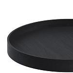 Cross W поднос из массива дуба чёрного цвета варинант исполнения - 1 | Loft Concept в Красноярске