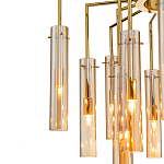 Люстра со стеклянными цилиндрическими плафонами Luminous Cylinders Amber варинант исполнения - 4 | Loft Concept в Красноярске