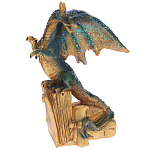Декоративная статуэтка Дракон Multicolor Gold Dragon Treasure Keeper Statuette варинант исполнения - 1 | Loft Concept в Красноярске
