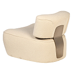 Кресло бежевое без подлокотников с обивкой из ткани букле Space of Freedom варинант исполнения - 2 | Loft Concept в Красноярске