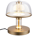 Настольная лампа с плафоном из акрила и металлическим основанием Blanton 23 варинант исполнения - 2 | Loft Concept в Красноярске