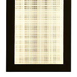 Светодиодное прямоугольное бра из металла черного цвета Lattice Lux варинант исполнения - 4 | Loft Concept в Красноярске