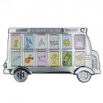 Фоторамка детская Childhood Corner Bus 12 фото варинант исполнения - 1 | Loft Concept в Красноярске