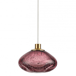 Подвесной светильник с прозрачным стеклянным плафоном округлой формы Effervia  варинант исполнения - 1 | Loft Concept в Красноярске