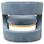Кресло голубое Walsh Blue Armchair варинант исполнения - 4 | Loft Concept в Красноярске
