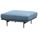 Оттоманка голубая Vergil Blue Ottoman варинант исполнения - 1 | Loft Concept в Красноярске