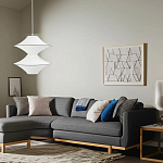 Подвесной вязаный белый светильник «Звезда Востока 02» варинант исполнения - 1 | Loft Concept в Красноярске