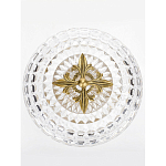 Конфетница из прозрачного рельефного стекла Eden Garden варинант исполнения - 3 | Loft Concept в Красноярске