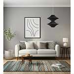 Подвесной вязаный черный светильник «Звезда Востока 02» варинант исполнения - 2 | Loft Concept в Красноярске