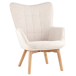 Белое кресло на ножках из массива CORDELIA варинант исполнения - 1 | Loft Concept в Красноярске