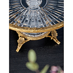 Чаша из прозрачного стекла с фигурками разноцветных попугаев на ободке 38 Eden Garden варинант исполнения - 4 | Loft Concept в Красноярске