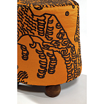 Пуф Wakonda Terracotta Tiger Mountain с Круглыми ножками  варинант исполнения - 3 | Loft Concept в Красноярске