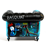 Кресло "Баския и Уорхол" Basquiat Warhol graffiti chair натуральная кожа варинант исполнения - 5 | Loft Concept в Красноярске