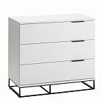 Комод белый с 3-мя ящиками Strict Lines  варинант исполнения - 1 | Loft Concept в Красноярске