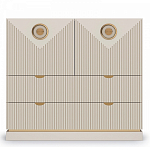 Комод с фактурным фасадом Satin Furniture варинант исполнения - 2 | Loft Concept в Красноярске