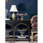 Чаша стеклянная с фигурками разноцветных попугаев на ободке 41 Eden Garden варинант исполнения - 3 | Loft Concept в Красноярске