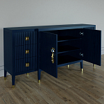 Большой Комод-буфет Elsa Dreams Blue с ящиками варинант исполнения - 4 | Loft Concept в Красноярске