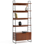 Стеллаж из орехового дерева Olson Rack варинант исполнения - 2 | Loft Concept в Красноярске