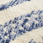 Чехол на подушку с узором в этно-стиле Blue Ikat варинант исполнения - 3 | Loft Concept в Красноярске