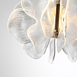 Люстра с крупными рельефным декором в виде лепестков 60 см Ethereal Bloom варинант исполнения - 5 | Loft Concept в Красноярске