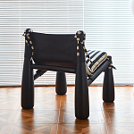 Кресло черно-белое со съемными подушками Celebrity варинант исполнения - 3 | Loft Concept в Красноярске