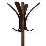 Вешалка коричневая с 4-мя крючками из пластика Curves Hangers варинант исполнения - 3 | Loft Concept в Красноярске