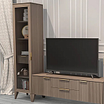 Витрина левая 1-дверная с ящиком и 5-ю полками Harper Line варинант исполнения - 2 | Loft Concept в Красноярске