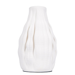 Декоративная ваза белая Мountain waterfall