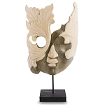 Маска ручной работы деревянная резная Mask Flower варинант исполнения - 1 | Loft Concept в Красноярске