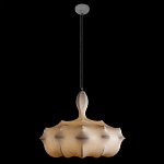 Подвесной светильник с белым фигурным абажуром и мягкими волнистыми краями Cloud Motion  варинант исполнения - 10 | Loft Concept в Красноярске