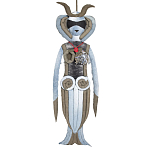 Кукла из джинсовой одежды и армейских палаток Rusalka Jeans&Tents варинант исполнения - 1 | Loft Concept в Красноярске