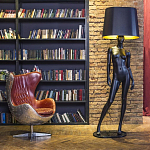 Лампа MANNEQUIN LAMP с абажуром изгибы тела варинант исполнения - 3 | Loft Concept в Красноярске