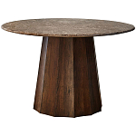 Круглый обеденный стол с мраморной столешницей Veras Marble Dining Table варинант исполнения - 1 | Loft Concept в Красноярске