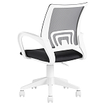 Офисное кресло с основанием из белого пластика Desk chairs Black варинант исполнения - 5 | Loft Concept в Красноярске