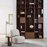 Приставной столик из массива дерева Walnut варинант исполнения - 7 | Loft Concept в Красноярске