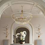 Бра с каркасом в виде веток усыпанных кристаллами Branches with Crystals варинант исполнения - 4 | Loft Concept в Красноярске