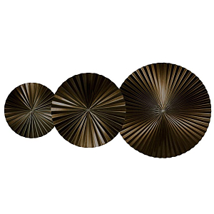 Арт-объект Apollo Brown Wall Plaque Disc 3