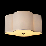 Потолочный светильник с белым волнистым плафоном из ткани Vitorino варинант исполнения - 2 | Loft Concept в Красноярске