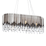 Большая многоярусная люстра Iroh Future Хром варинант исполнения - 1 | Loft Concept в Красноярске