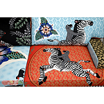 Большой Трехместный Диван с цветным принтом Qalakabusha Large Sofa варинант исполнения - 6 | Loft Concept в Красноярске