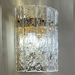 Бра с вертикальными рельефными стеклянными вставками Textured Glass варинант исполнения - 2 | Loft Concept в Красноярске